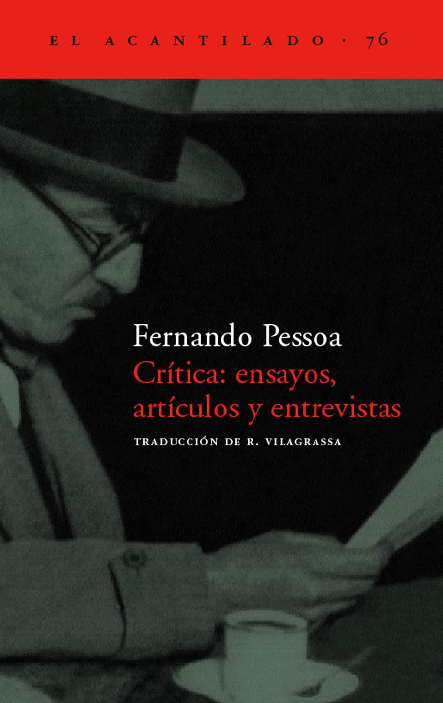 CRITICA: ENSAYOS, ARTICULOS Y ENTREVISTAS | 9788496136267 | PESSOA, FERNANDO | Galatea Llibres | Llibreria online de Reus, Tarragona | Comprar llibres en català i castellà online