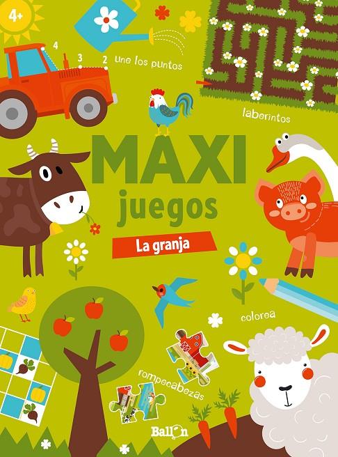 MAXI JUEGOS - LA GRANJA | 9789403225661 | BALLON | Galatea Llibres | Llibreria online de Reus, Tarragona | Comprar llibres en català i castellà online