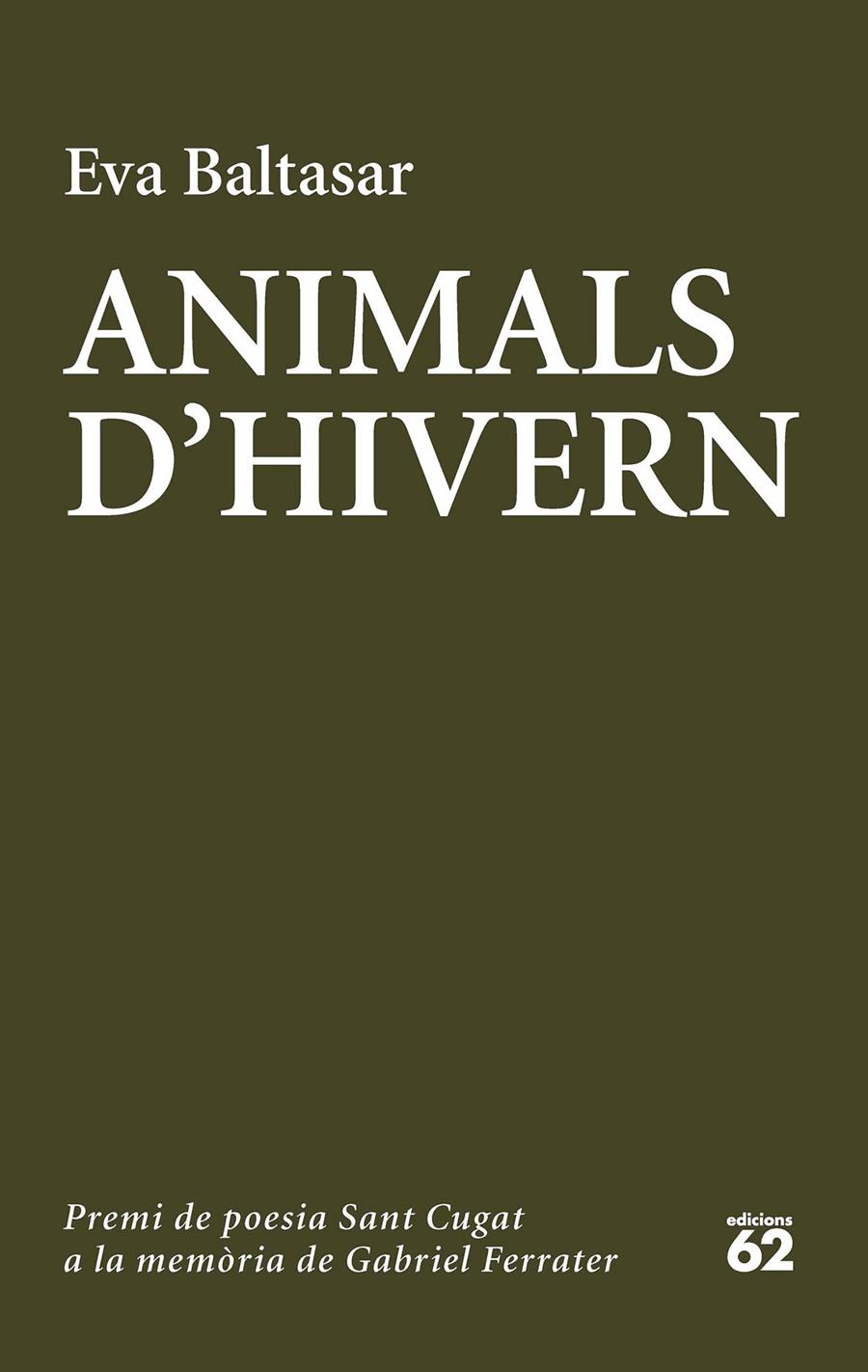 ANIMALS D'HIVERN | 9788429775006 | BALTASAR SARDA, EVA | Galatea Llibres | Librería online de Reus, Tarragona | Comprar libros en catalán y castellano online