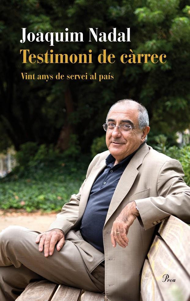 TESTIMONI DE CÀRREC | 9788475884400 | NADAL, JOAQUIM | Galatea Llibres | Llibreria online de Reus, Tarragona | Comprar llibres en català i castellà online