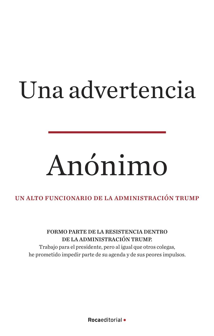 UNA ADVERTENCIA | 9788418249129 | ANÓNIMO | Galatea Llibres | Llibreria online de Reus, Tarragona | Comprar llibres en català i castellà online