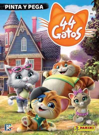 PINTA Y PEGA 44 GATOS | 9788427872059 | AA.VV. | Galatea Llibres | Librería online de Reus, Tarragona | Comprar libros en catalán y castellano online
