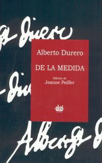 DE LA MEDIDA | 9788446014591 | DURERO, ALBERTO | Galatea Llibres | Librería online de Reus, Tarragona | Comprar libros en catalán y castellano online