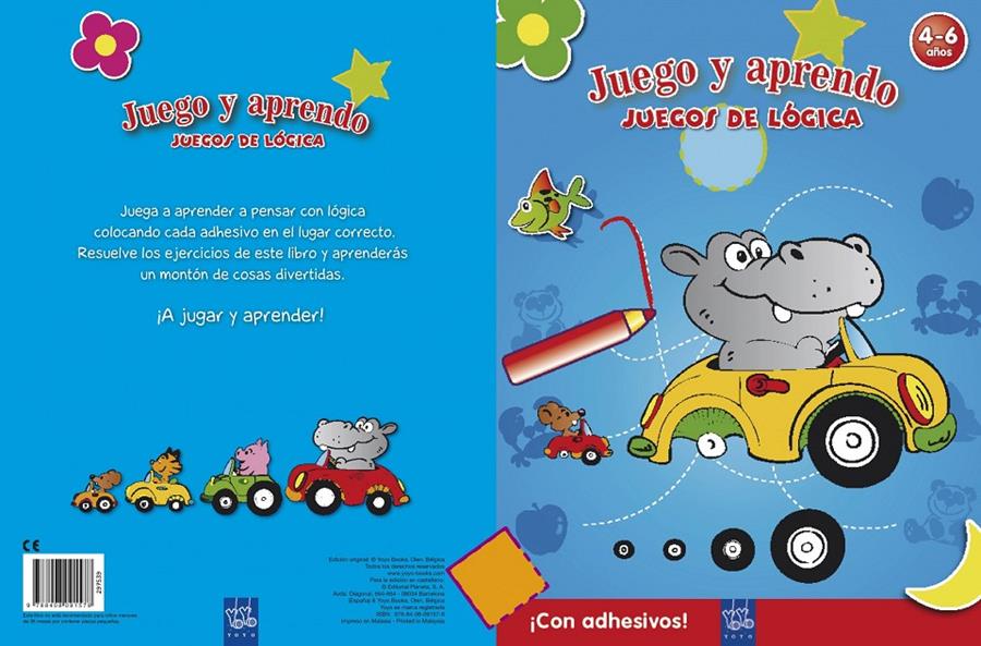JUEGOS DE LOGICA. JUEGO Y APRENDO | 9788408091578 | YOYO | Galatea Llibres | Librería online de Reus, Tarragona | Comprar libros en catalán y castellano online
