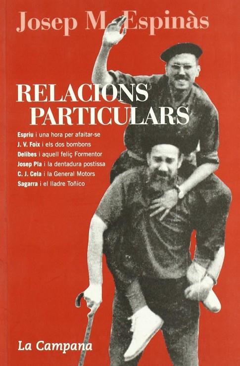 RELACIONS PARTICULARS | 9788495616906 | ESPINAS, JOSEP M. | Galatea Llibres | Llibreria online de Reus, Tarragona | Comprar llibres en català i castellà online