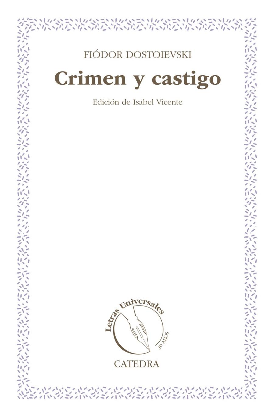 CRIMEN Y CASTIGO | 9788437631714 | DOSTOIEVSKI, FIÓDOR M. | Galatea Llibres | Librería online de Reus, Tarragona | Comprar libros en catalán y castellano online