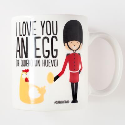 TAZA SUPERBRITANICO EGG | 8432715071693 | Galatea Llibres | Llibreria online de Reus, Tarragona | Comprar llibres en català i castellà online