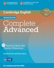 COMPLETE ADVANCED TEACHER'S BOOK | 9781107698383 | BROOK-HART, GUY/HAINES, SIMON | Galatea Llibres | Librería online de Reus, Tarragona | Comprar libros en catalán y castellano online