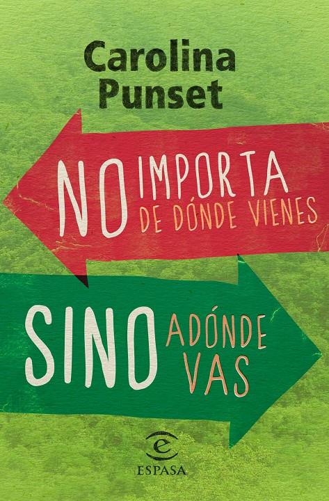 NO IMPORTA DE DÓNDE VIENES, SINO ADÓNDE VAS | 9788467028492 | PUNSET, CAROLINA | Galatea Llibres | Librería online de Reus, Tarragona | Comprar libros en catalán y castellano online