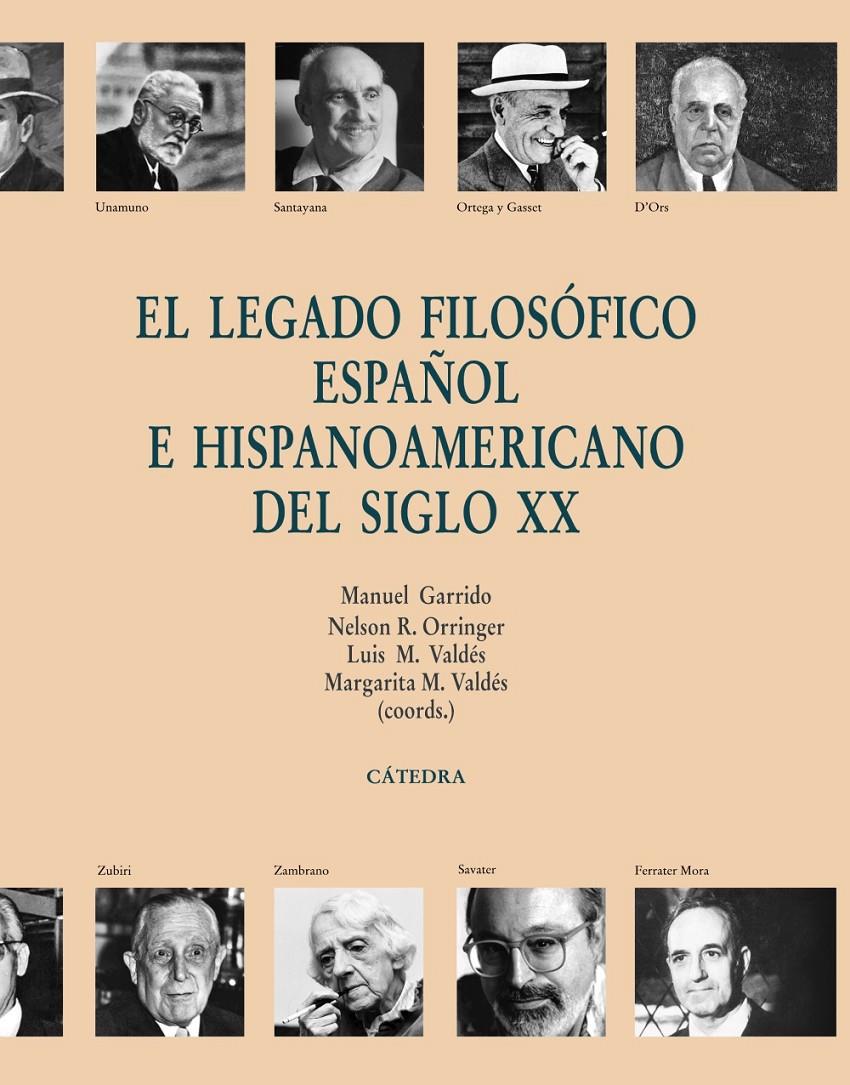 LEGADO FILOSÓFICO ESPAÑOL E HISPANOAMERICANO DEL SIGLO XX | 9788437625973 | VV.AA. | Galatea Llibres | Librería online de Reus, Tarragona | Comprar libros en catalán y castellano online
