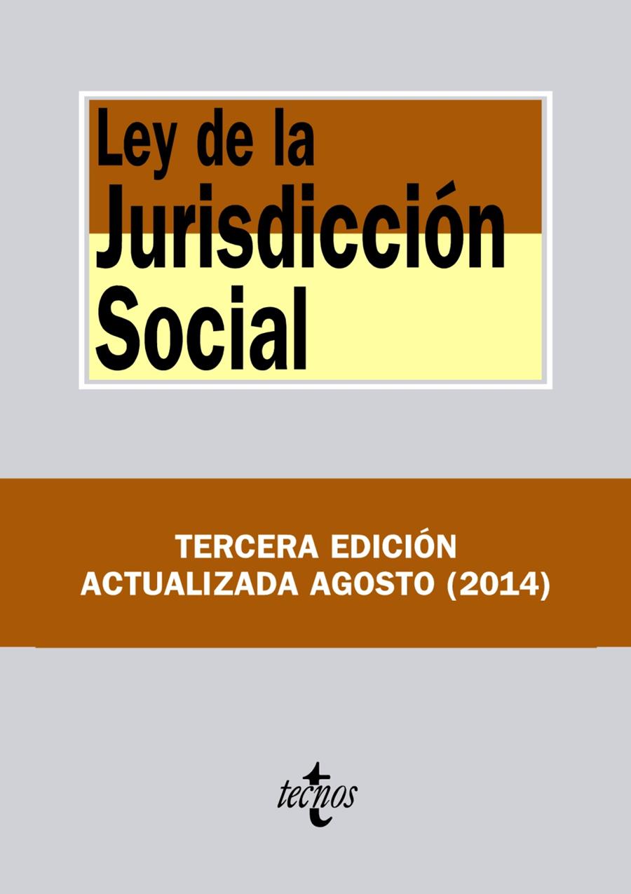 LEY DE LA JURISDICCIÓN SOCIAL | 9788430962662 | Galatea Llibres | Llibreria online de Reus, Tarragona | Comprar llibres en català i castellà online