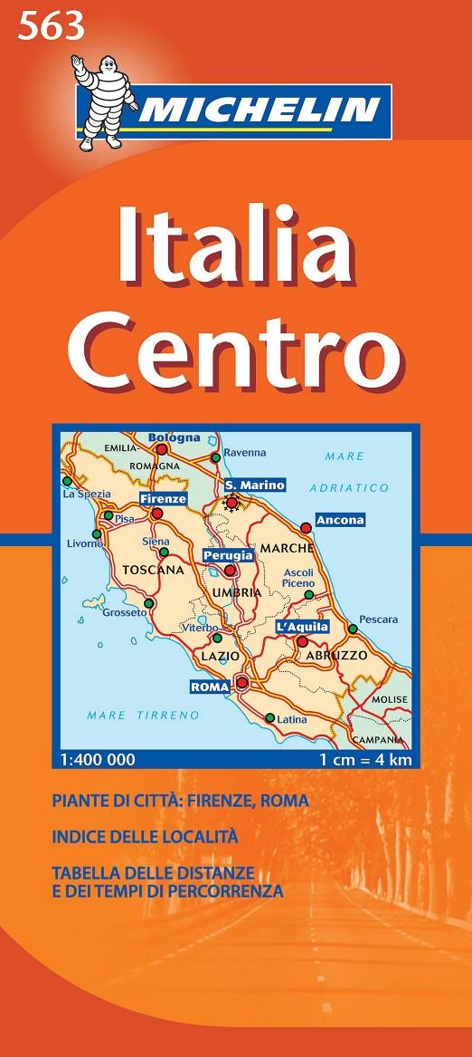 ITALIA CENTRO MAPA REGIONAL 1:400 000 MICHELIN | 9782067133143 | AAVV | Galatea Llibres | Librería online de Reus, Tarragona | Comprar libros en catalán y castellano online