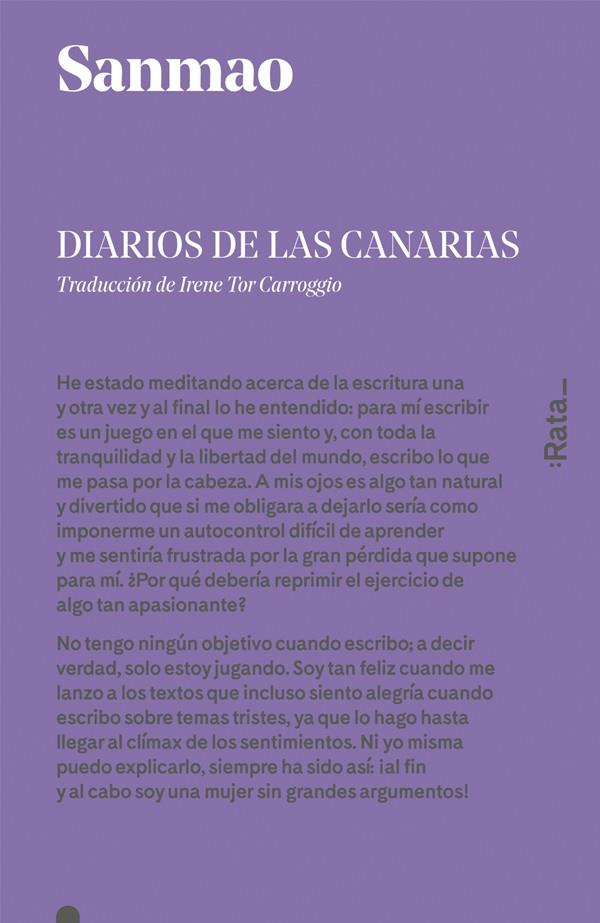 DIARIOS DE LAS CANARIAS | 9788416738090 | SANMAO | Galatea Llibres | Librería online de Reus, Tarragona | Comprar libros en catalán y castellano online