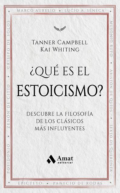 QUÉ ES EL ESTOICISMO? | 9788419870957 | CAMPBELL, TANNER/WHITING, KAI | Galatea Llibres | Librería online de Reus, Tarragona | Comprar libros en catalán y castellano online