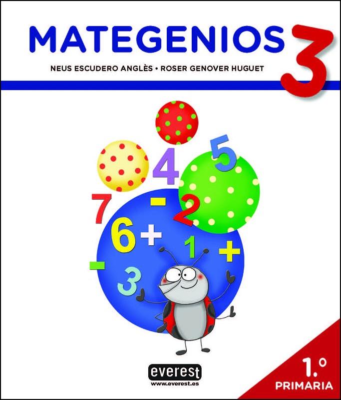 MATEGENIOS 3 | 9788428343749 | ESCUDERO ANGLÈS, NEUS/GENOVER HUGUET, ROSER | Galatea Llibres | Llibreria online de Reus, Tarragona | Comprar llibres en català i castellà online
