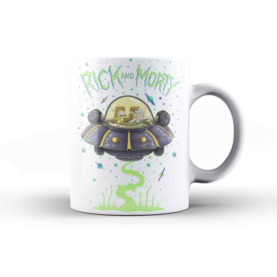 TAZA NAVE ESPACIAL RICK Y MORTY | 8435450245664 | Galatea Llibres | Llibreria online de Reus, Tarragona | Comprar llibres en català i castellà online