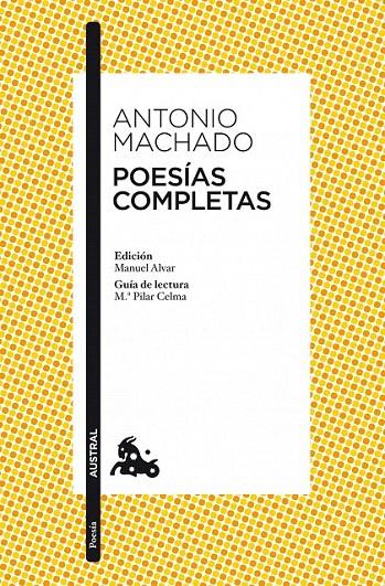POESIAS COMPLETAS | 9788467033342 | MACHADO, ANTONIO | Galatea Llibres | Librería online de Reus, Tarragona | Comprar libros en catalán y castellano online