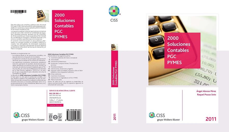 2000 SOLUCIONES CONTABLES PGC PYMES 2011 | 9788499543406 | ALONSO PÉREZ, RAQUEL POUSA SOTO | Galatea Llibres | Librería online de Reus, Tarragona | Comprar libros en catalán y castellano online