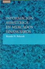 INFORMACION ASIMETRICA EN MERCADOS FINANCIEROS | 9788483231234 | BEBCZUK, RICARDO N. | Galatea Llibres | Librería online de Reus, Tarragona | Comprar libros en catalán y castellano online