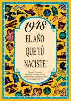 1948 EL AÑO QUE TU NACISTE | 9788488907851 | COLLADO BASCOMPTE, ROSA | Galatea Llibres | Librería online de Reus, Tarragona | Comprar libros en catalán y castellano online