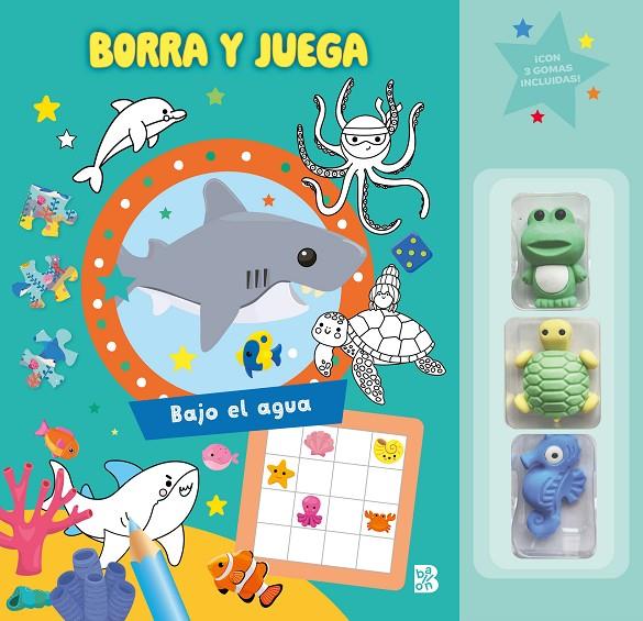 BORRA Y JUEGA - BAJO EL AGUA | 9789403243931 | BALLON | Galatea Llibres | Llibreria online de Reus, Tarragona | Comprar llibres en català i castellà online