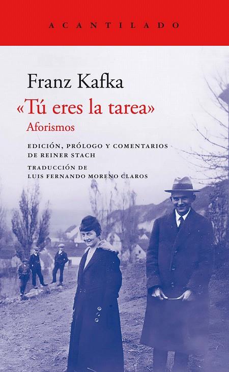 TÚ ERES LA TAREA | 9788419036858 | KAFKA, FRANZ | Galatea Llibres | Librería online de Reus, Tarragona | Comprar libros en catalán y castellano online