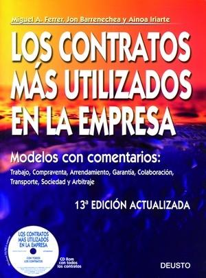 CONTRATOS MAS UTILIZADOS EN LA EMPRESA | 9788423426218 | FERRER, MIGUEL | Galatea Llibres | Llibreria online de Reus, Tarragona | Comprar llibres en català i castellà online