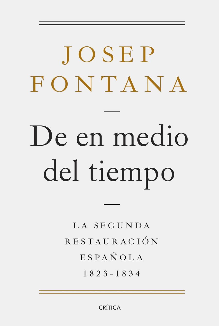 DE EN MEDIO DEL TIEMPO | 9788491991038 | FONTANA, JOSEP | Galatea Llibres | Librería online de Reus, Tarragona | Comprar libros en catalán y castellano online