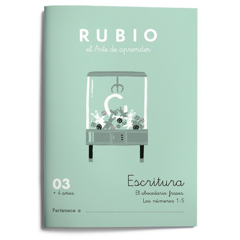 CUADERNO ESCRITURA RUBIO 3 | 9788417427443 | RUBIO SILVESTRE, RAMÓN | Galatea Llibres | Llibreria online de Reus, Tarragona | Comprar llibres en català i castellà online