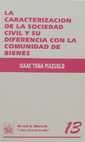 CARACTERIZACION DE LA SOCIEDAD CIVIL Y SU DIFERENC | 9788480025201 | TENA PIAZUELO, ISAAC | Galatea Llibres | Librería online de Reus, Tarragona | Comprar libros en catalán y castellano online