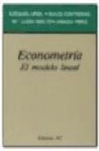 ECONOMETRIA.EL MODELO LINEAL | 9788472881501 | URIEL,EZEQUIEL | Galatea Llibres | Librería online de Reus, Tarragona | Comprar libros en catalán y castellano online