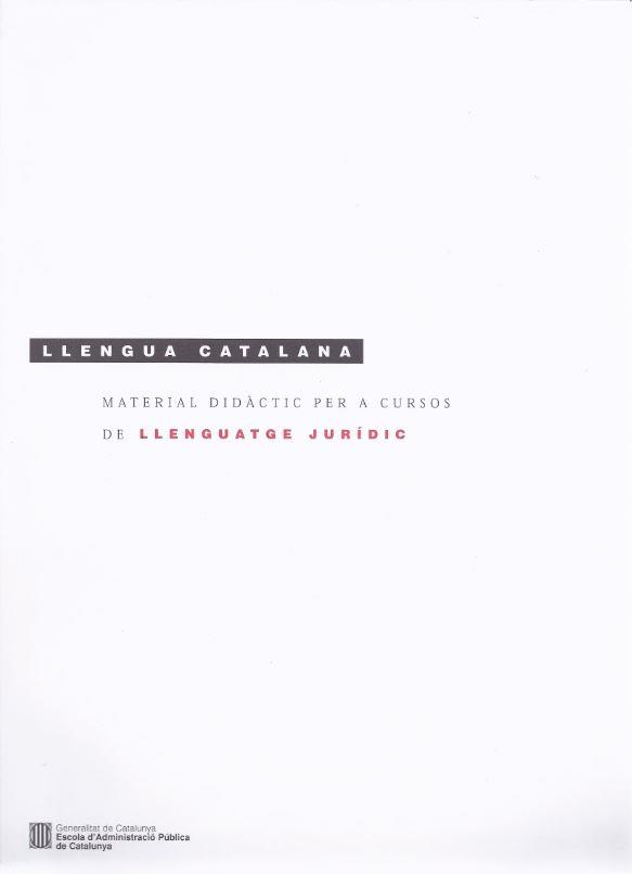 LLENGUA CATALANA LLEN. JURIDIC | 9788439366829 | Galatea Llibres | Librería online de Reus, Tarragona | Comprar libros en catalán y castellano online