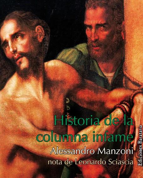 HISTORIA DE LA COLUMNA INFAME | 9788495764829 | MANZONI, ALESSANDRO | Galatea Llibres | Librería online de Reus, Tarragona | Comprar libros en catalán y castellano online