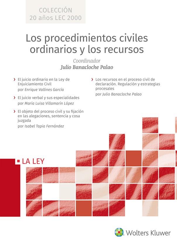 LOS PROCEDIMIENTOS CIVILES ORDINARIOS Y LOS RECURSOS | 9788490207895 | Galatea Llibres | Llibreria online de Reus, Tarragona | Comprar llibres en català i castellà online