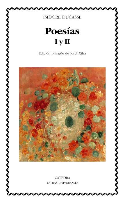 POESÍAS I Y II | 9788437649627 | DUCASSE, ISIDORE/XIFRA, JORDI | Galatea Llibres | Librería online de Reus, Tarragona | Comprar libros en catalán y castellano online