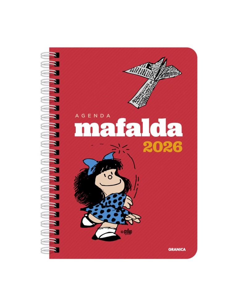 MAFALDA 2026 AGENDA ANILLADA ROJA | 9786316693105 | QUINO | Galatea Llibres | Llibreria online de Reus, Tarragona | Comprar llibres en català i castellà online