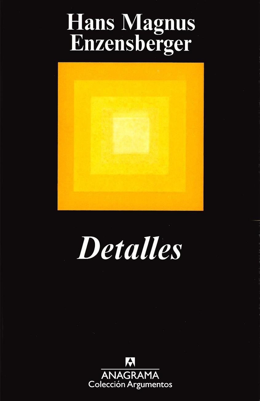 DETALLES | 9788433900012 | ENZENSBERGER, HANS MAGNUS | Galatea Llibres | Llibreria online de Reus, Tarragona | Comprar llibres en català i castellà online