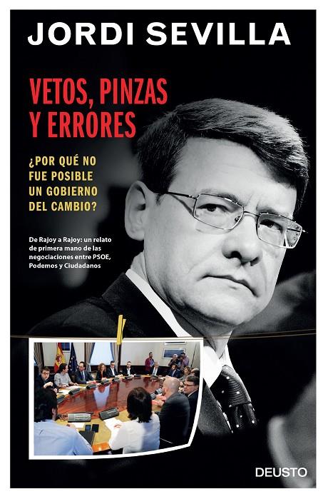 VETOS, PINZAS Y ERRORES | 9788423427208 | SEVILLA, JORDI | Galatea Llibres | Llibreria online de Reus, Tarragona | Comprar llibres en català i castellà online