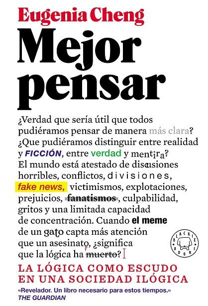 MEJOR PENSAR | 9788418733451 | CHENG, EUGENIA | Galatea Llibres | Librería online de Reus, Tarragona | Comprar libros en catalán y castellano online
