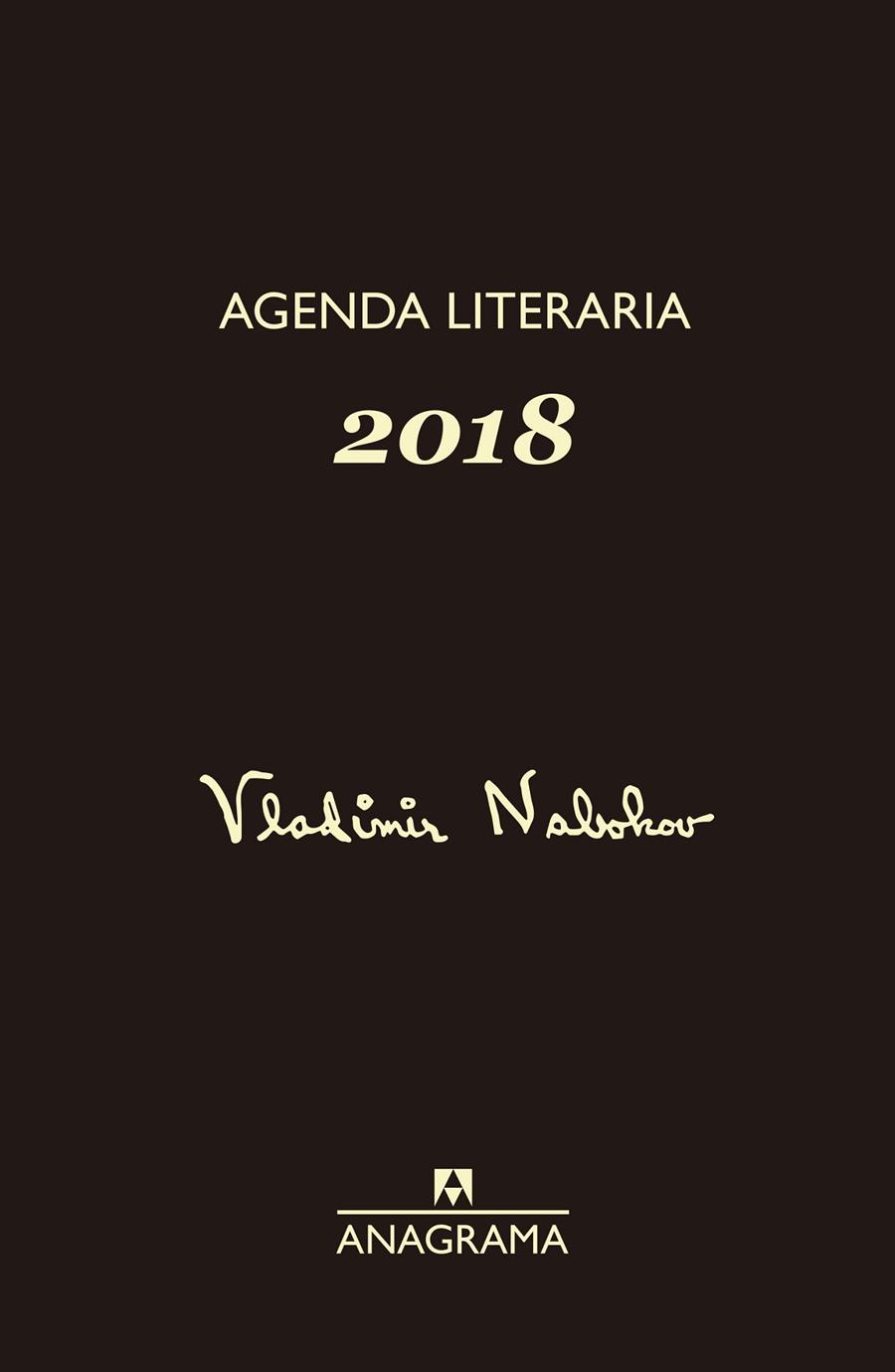 AGENDA LITERARIA NABOKOV 2018 | 9788433902108 | EDITORIAL ANAGRAMA S.A | Galatea Llibres | Librería online de Reus, Tarragona | Comprar libros en catalán y castellano online