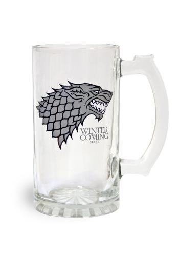 JARRA DE CRISTAL CASA STARK (JUEGO DE TRONOS) | 8436535273459 | Galatea Llibres | Llibreria online de Reus, Tarragona | Comprar llibres en català i castellà online