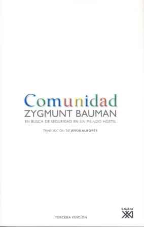 COMUNIDAD | 9788432312724 | BAUMAN, ZYGMUNT | Galatea Llibres | Librería online de Reus, Tarragona | Comprar libros en catalán y castellano online