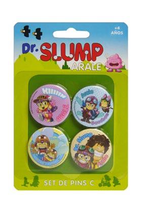 DR. SLUMP SET DE 4 CHAPAS (C) | 8436535273312 | Galatea Llibres | Llibreria online de Reus, Tarragona | Comprar llibres en català i castellà online