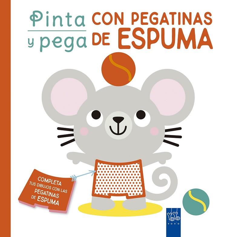 PINTA Y PEGA CON PEGATINAS DE ESPUMA. ROJO | 9788408250456 | Galatea Llibres | Librería online de Reus, Tarragona | Comprar libros en catalán y castellano online