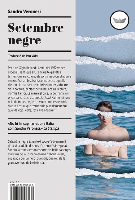 SETEMBRE NEGRE | 9791387726263 | VERONESI, SANDRO | Galatea Llibres | Librería online de Reus, Tarragona | Comprar libros en catalán y castellano online