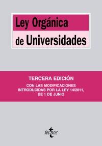 LEY ORGÁNICA DE UNIVERSIDADES | 9788430953295 | Galatea Llibres | Llibreria online de Reus, Tarragona | Comprar llibres en català i castellà online