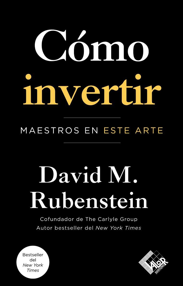 COMO INVERTIR | 9788412432978 | RUBENSTEIN, DAVID | Galatea Llibres | Llibreria online de Reus, Tarragona | Comprar llibres en català i castellà online