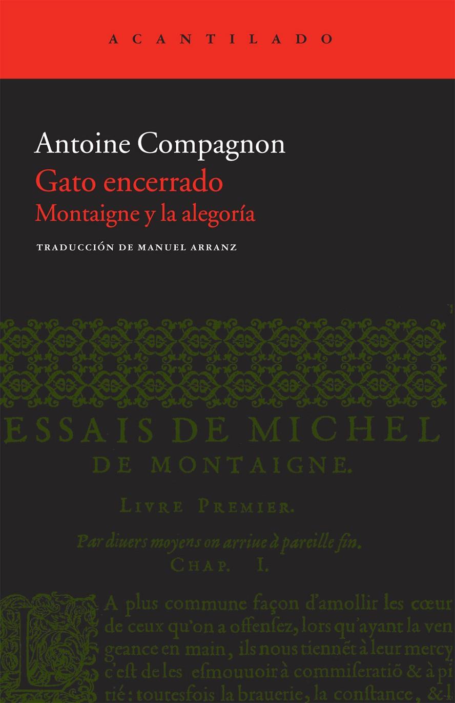 GATO ENCERRADO | 9788415277460 | COMPAGNON, ANTOINE | Galatea Llibres | Llibreria online de Reus, Tarragona | Comprar llibres en català i castellà online