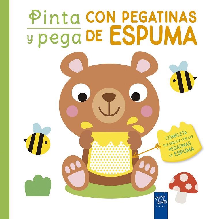 PINTA Y PEGA CON PEGATINAS DE ESPUMA. VERDE | 9788408250449 | Galatea Llibres | Librería online de Reus, Tarragona | Comprar libros en catalán y castellano online