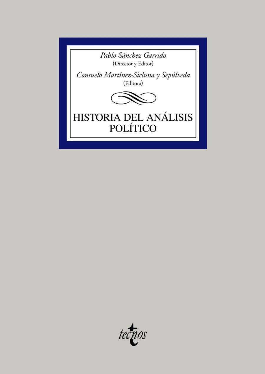 HISTORIA DEL ANÁLISIS POLÍTICO | 9788430952700 | SÁNCHEZ GARRIDO, PABLO | Galatea Llibres | Llibreria online de Reus, Tarragona | Comprar llibres en català i castellà online